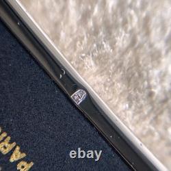 Vintage Hermes Bangle Bracelet Blue Enamel Reindeer Winster Silver Rim Size 65