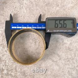 Vintage Hermes Bangle Bracelet Red Green Blue Enamel Ladies Gold Finish 65 withBox