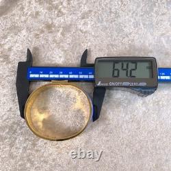 Vintage Hermes Clic Clac Bangle Bracelet Blue Enamel Stars Moon Gold GM withBox