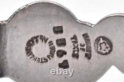 Vintage Margot de Taxco Sterling Silver #5567 Blue Mosaic Enamel Ladies Bracelet