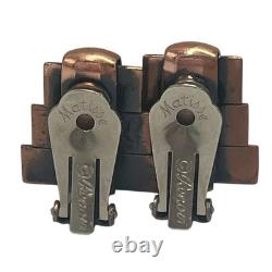 Vintage Matisse Renoir Blue Enamel Copper Necklace Bracelet Earrings Jewelry Lot