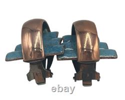 Vintage Matisse Renoir Blue Enamel Copper Necklace Bracelet Earrings Jewelry Lot