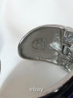 Vintage Rare KJL Kenneth Jay Lane Enamel Cuff Bracelet