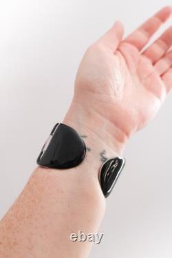 Vintage Rare KJL Kenneth Jay Lane Enamel Cuff Bracelet