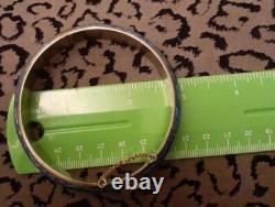 Vintage Siam Sterling Silver Blue Enamel Lady Dancer Bracelet Size Average
