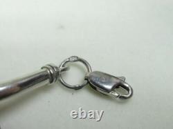 Vintage Sterling Silver 925 Floral Bracelet Blue Stone Enamel Collectible