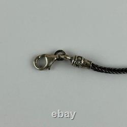 Vintage Sterling Silver Greek Bracelet Made in Greece Enamel Medallion