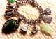 Vintage Sterling Silver Western Charm Bracelet & Charms, 7.50, Turquoise 55gr