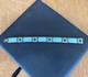 Vintage Volmer Bahner Sterling Silver And Blue Enamel Bracelet 7 1/4