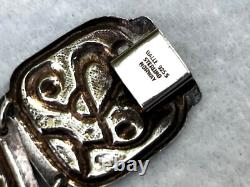 Vintage sterling 925S enamel abstract bracelet Norway modernist Oystein Balle MC