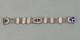 Vtg Sterling Silver Gold Vermeil Blue Green Enamel Turkish Foxtail Bracelet Sz 7