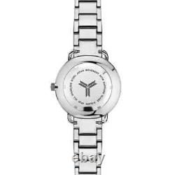 Wolfpoint Fort Dearborn Sapphire Crystal/ 316 Stainless Steel Snowy White