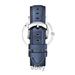 Wolfpoint Heritage- Navy Blue Swiss Movement Steel Bracelet