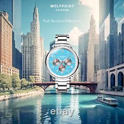 Wolfpoint Watches Fort Dearborn Chicago Blue
